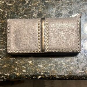 Brighton Pewter Studded Wallet